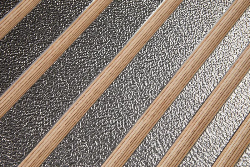 Grooved Aluminium Birch Plywood Interior Wall Cladding 2440x1220mm lot of 3 - Image 3