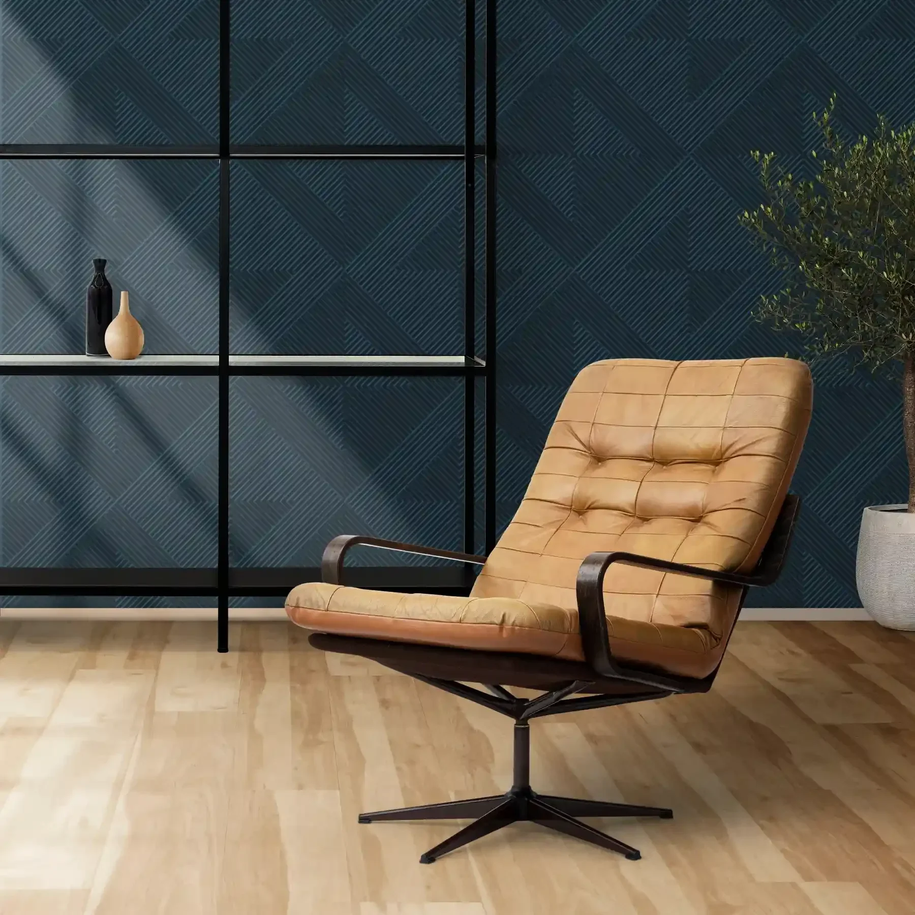 Architectural 3D MDF Wall Panel Rhomb - Image 5