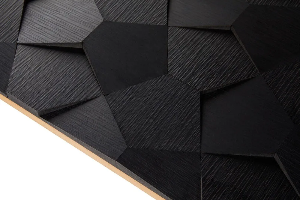 Architectural Panel Carapace Black (sample 600x600mm) - Image 5