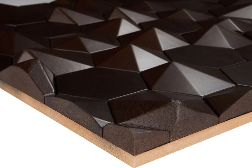 Architectural Coffee Panel Long Black (sample 600x600mm) - Image 3