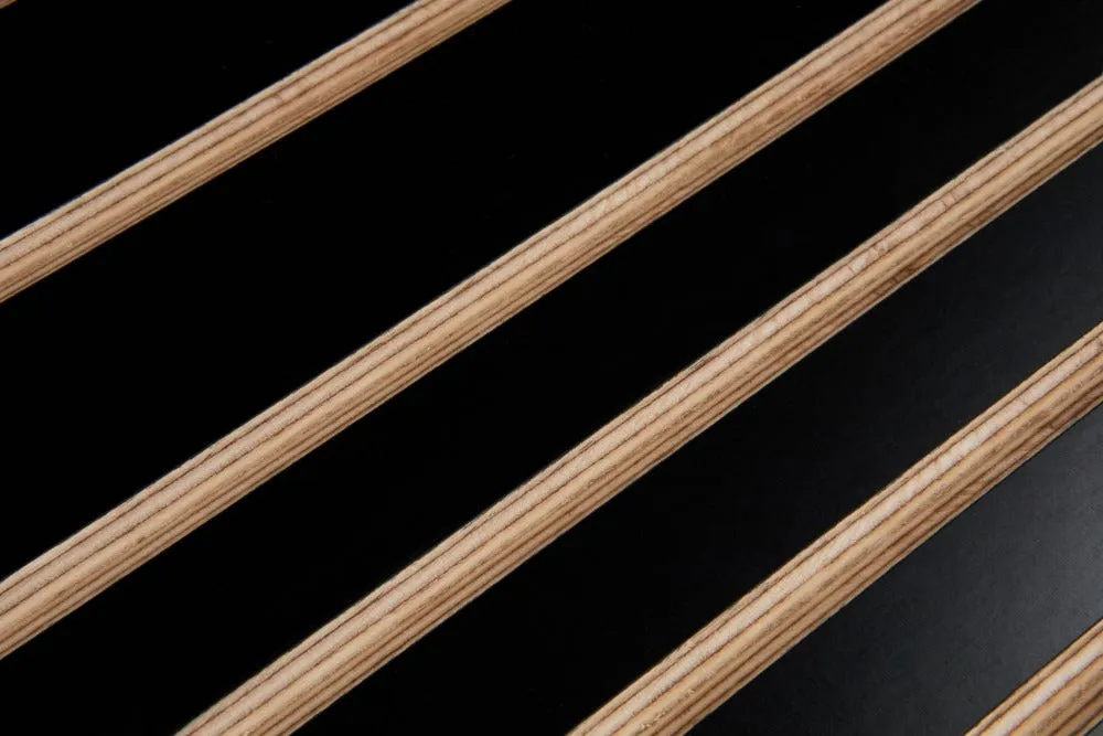 Black Birch Plywood Grooved Wall Cladding 2440x1220mm, 3 panels - Image 3