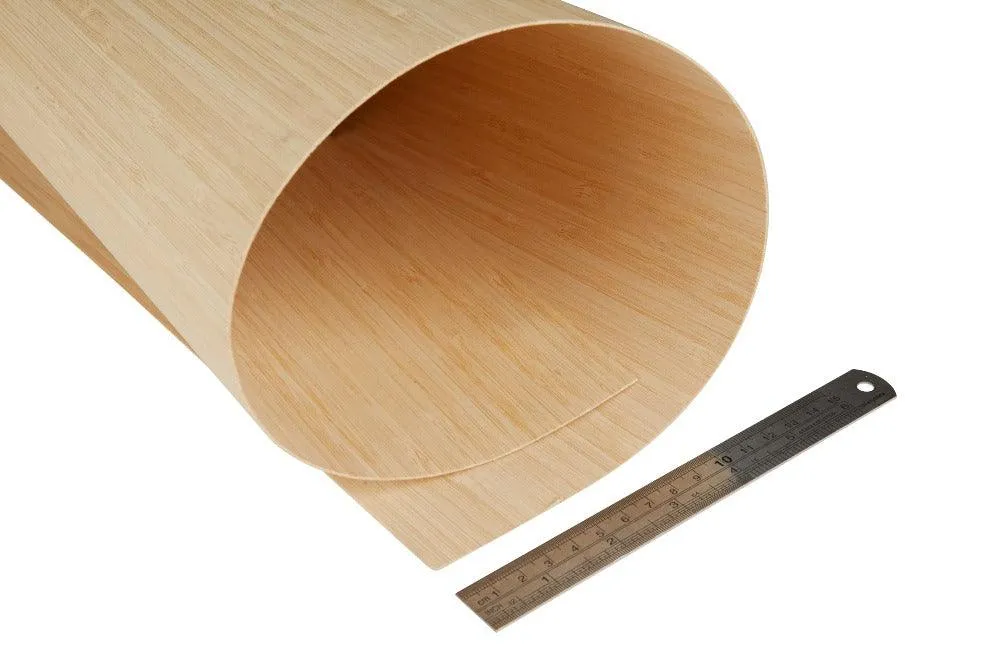 Natural Bamboo Plywood 0.9 mm, 3 plies, narrow grain, laser safe- 4 sizes available - Image 4