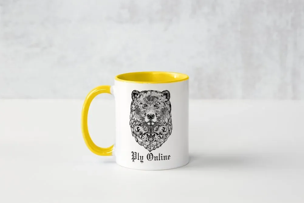 Ply Online's Bear Mug